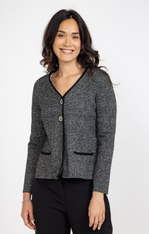 Cardigan maille fantaisie
