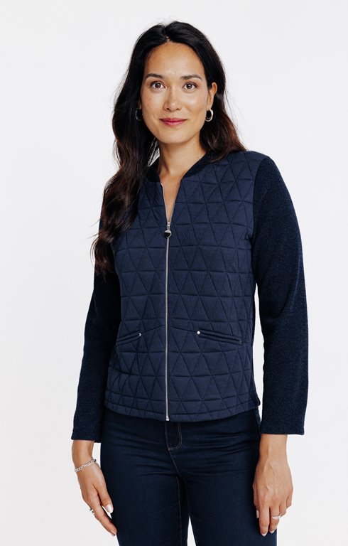 Cardigan avec matelassage