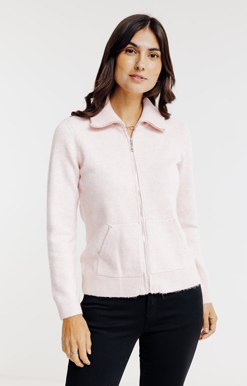 Cardigan avec strass placés