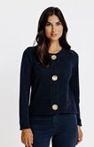 Cardigan fermeture gros boutons