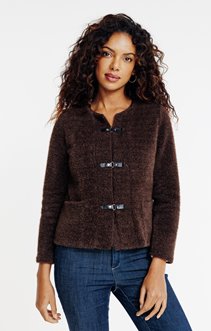 Cardigan fermeture fantaisie