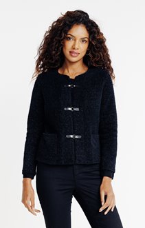 Cardigan fermeture fantaisie