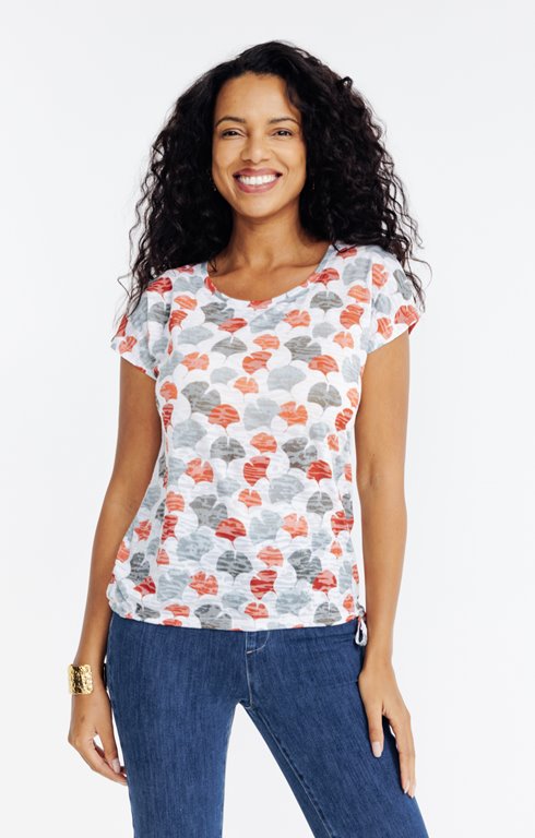 Tee-shirt imprimé col rond