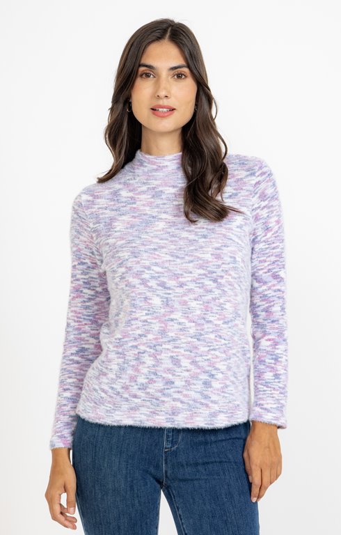 Tee-shirt col montant et manches longues