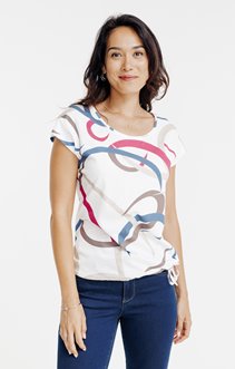 Tee-shirt imprimé à manches courtes