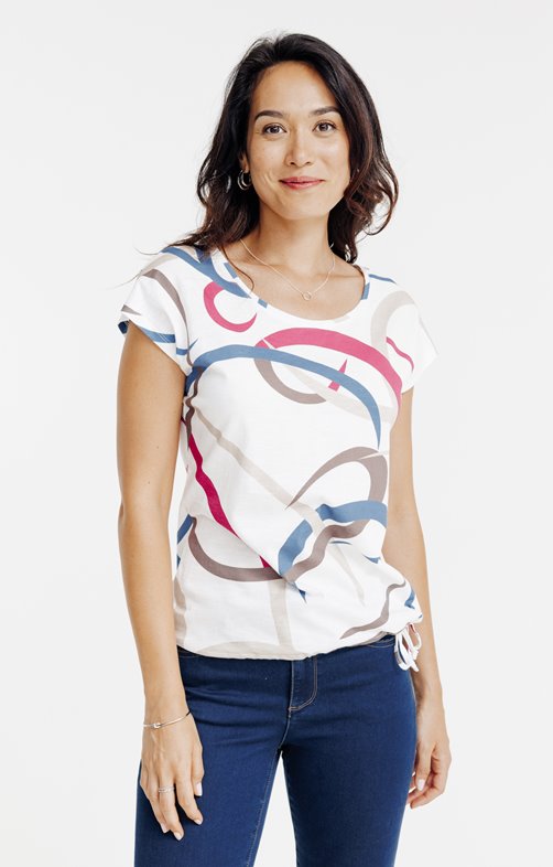 Tee-shirt imprimé à manches courtes