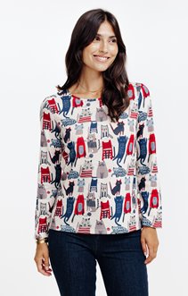 Tee-shirt imprimé à manches longues