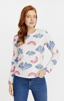 Tee-shirt imprimé à manches longues