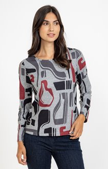 Tee-shirt imprimé à manches longues