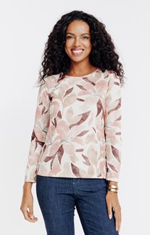 Tee-shirt imprimé manches longues