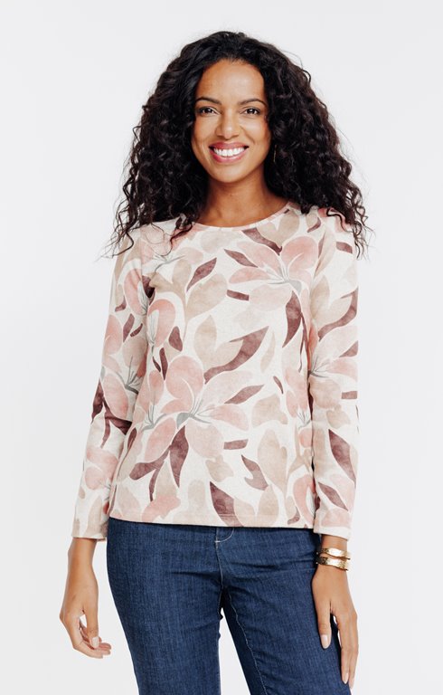 Tee-shirt imprimé manches longues