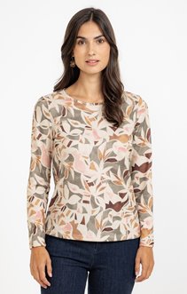 Tee-shirt imprimé manches longues