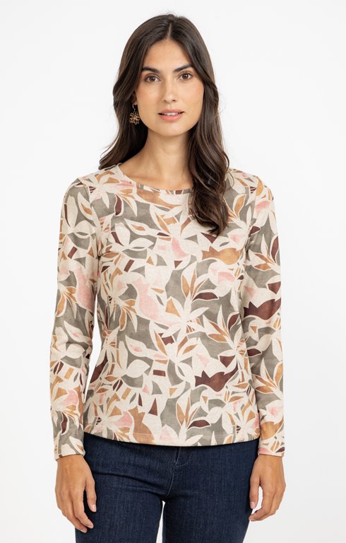 Tee-shirt imprimé manches longues