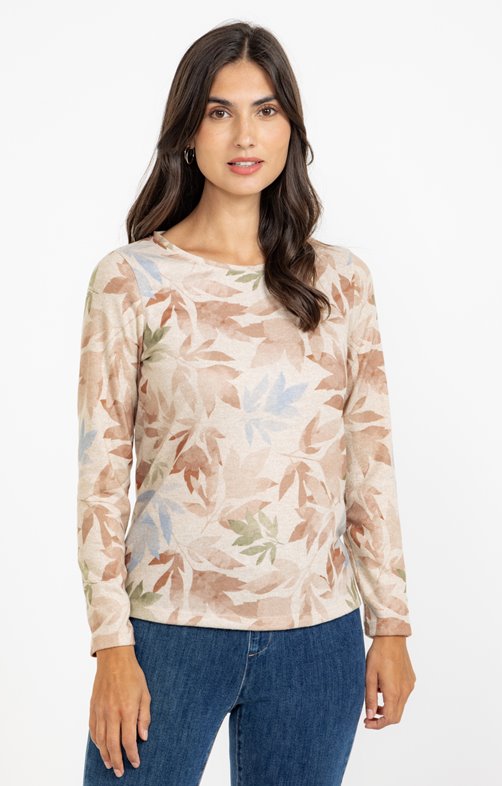 Tee-shirt imprimé manches longues