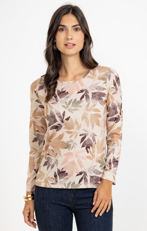 Tee-shirt imprimé manches longues