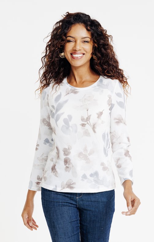 Tee-shirt imprimé manches longues