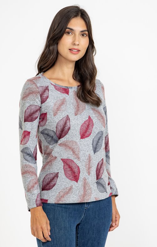 Tee-shirt imprimé manches longues