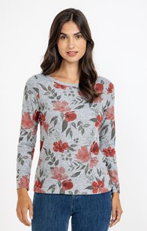Tee-shirt imprimé manches longues