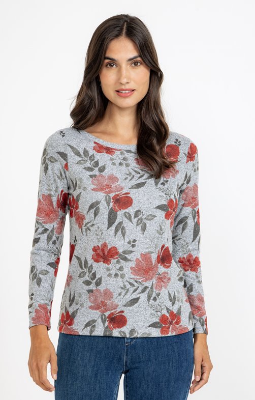 Tee-shirt imprimé manches longues