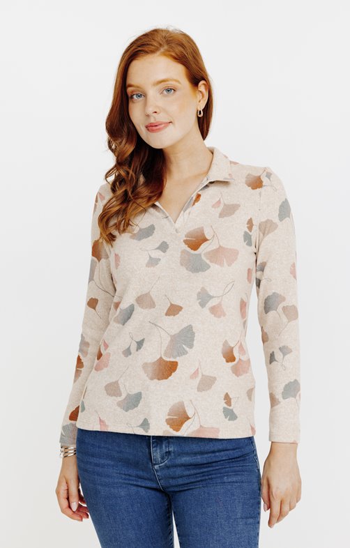 Tee-shirt imprimé manches longues