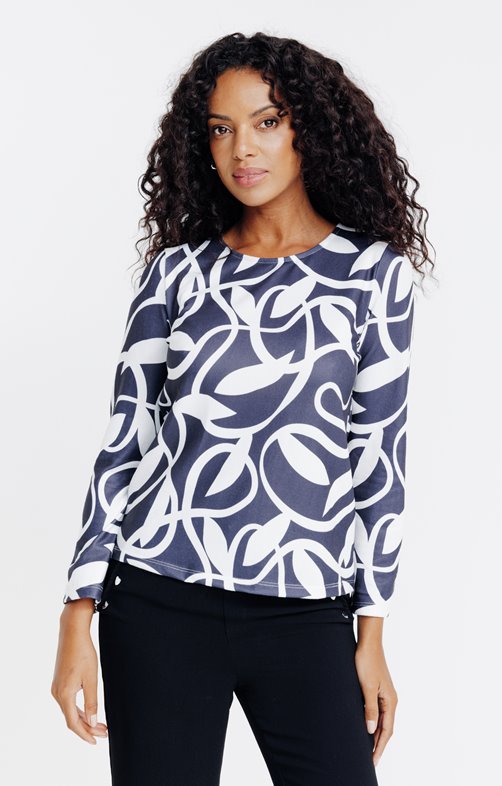 Tee-shirt imprimé manches longues