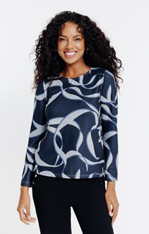 Tee-shirt imprimé manches longues