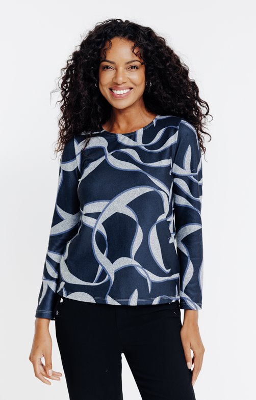 Tee-shirt imprimé manches longues