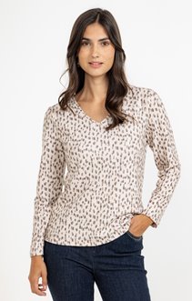 Tee-shirt imprimé manches longues