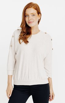 Tee-shirt uni manches 3/4