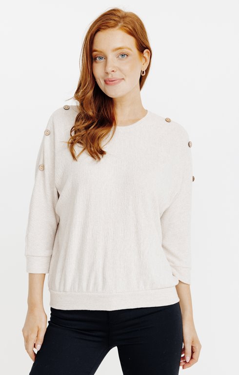 Tee-shirt uni manches 3/4
