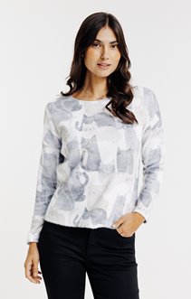 T-shirt imprimé chats