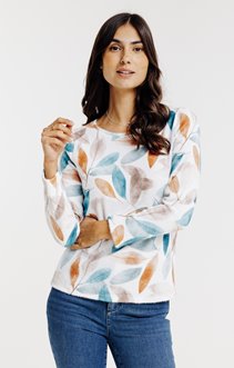 T-shirt imprimé manches longues