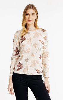 T-shirt imprimé manches longues