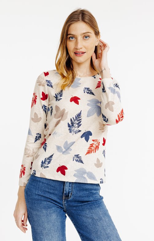 T-shirt imprimé manches longues