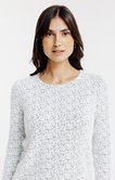 T-shirt jacquard manches longues