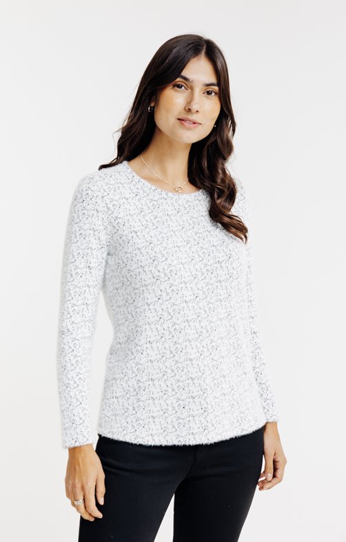 T-shirt jacquard manches longues