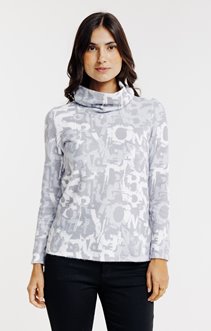 T-shirt imprimé manches longues