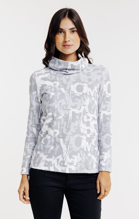 T-shirt imprimé manches longues