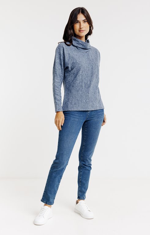 T-Shirt Femme Celaia Kaki Avec Strass - Taille XL (42/44), Manches Courtes Évasées, Viscose/Élasthanne