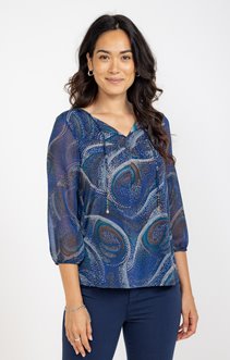Tee-shirt imprimé manches 3/4