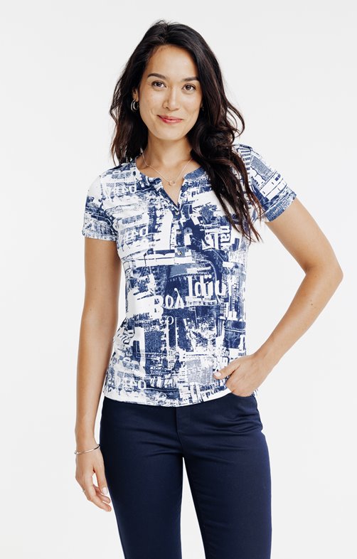 Tee-shirt imprimé à manches courtes