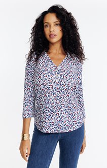 Tee-shirt imprimé manches 3/4