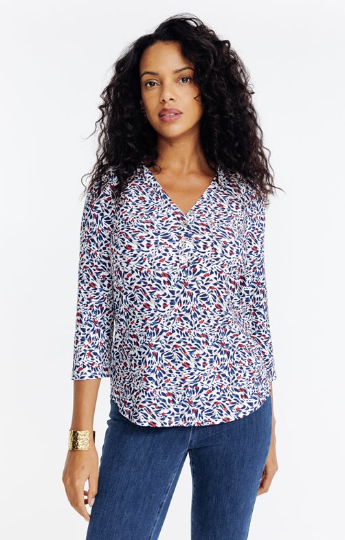 Tee-shirt imprimé manches 3/4