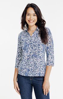 Tee-shirt polo imprimé animal