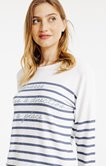 Tee-shirt rayé à manches longues