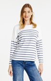 Tee-shirt rayé à manches longues