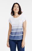 Tee-shirt à rayures manches courtes