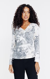 Tee-shirt imprimé à manches longues