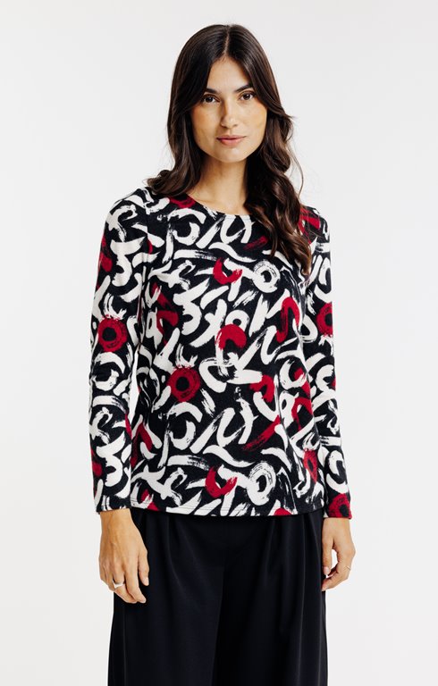 Tee-shirt maille imprimé