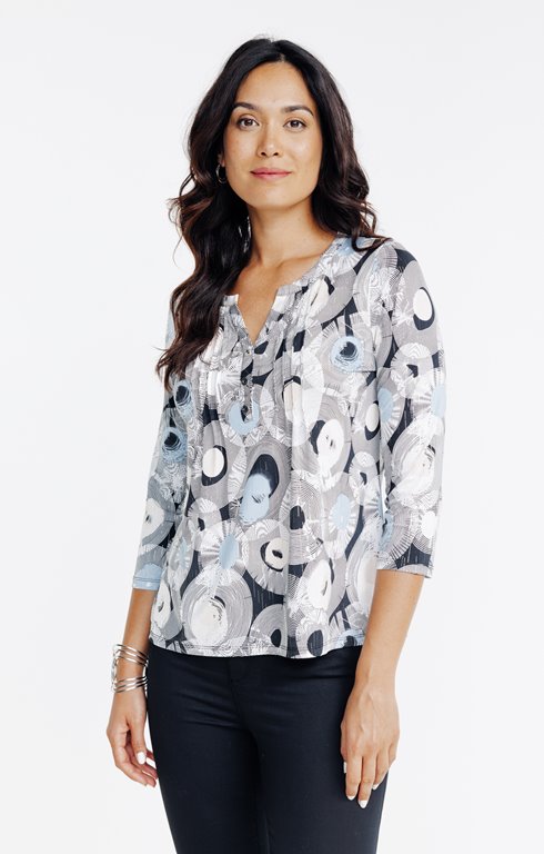 Tee-shirt imprimé manches 3/4